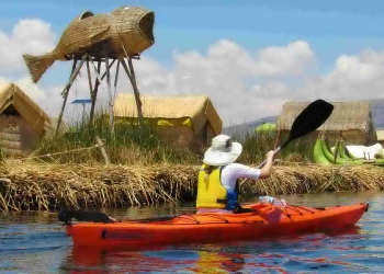 Titicaca Lake full day tour with kayaking, visiting  Uros, Llachon, Taquile 